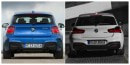 BMW 1 Series pre-facelift vs BMW 1 Series Facelift