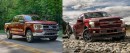 Photo Comparison: New 2021 Ford F-150 vs. Old 2020 Ford F-150