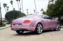 Pink 2012 Bentley Continental GT