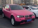 Pink BMW X3