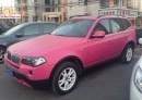 Pink BMW X3