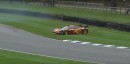 Nick Mason crashes his McLaren F1 GTR at Goodwood