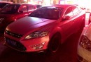 Pink Ford Mondeo in China