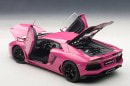 Pink Lamborghini Aventador Scale Model