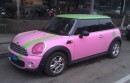 Pink MINI Cooper One in China