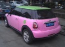 Pink MINI Cooper One in China
