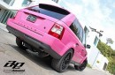 Pink Range Rover Sport