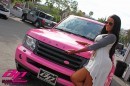 Pink Range Rover Sport