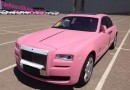 Pink bespoke Rolls-Royce Phantom
