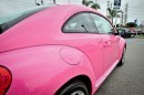Pink Volkswagen Beetle