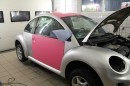 Pink VW Beetle