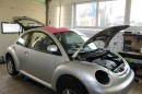 Pink VW Beetle