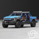 Piped Ford F-150 Dune Raptor rendering by wb.artist20