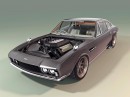 1969 Aston Martin DBS Coyote V8 rendering by Abimelec Design
