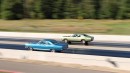1966 Ford Fairlane vs 1969 Plymouth Barracuda | Pure Stock Drag Race