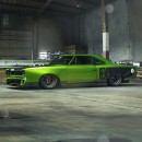 Plymouth Roadrunner "The Hulk" rendering