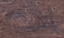 Lowell Crater on Mars