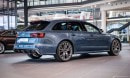 Polar Blue Metallic RS6 Avant by Audi Exclusive Looks Cool