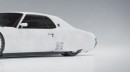 “Polar” Mercury Cougar classic muscle car restomod rendering by al3x.blend