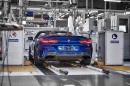 2020 BMW 8 Series convertible on the assembly line