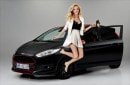 Polish Blonde Model Agata Makes a Ford Fiesta Black Edition Look Hot