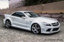 Polish Wide Body Kit for the R230 Mercedes-Benz SL