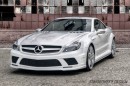 Polish Wide Body Kit for the R230 Mercedes-Benz SL