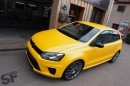 Polo R WRC in Sunflower Yellow