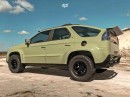 Pontiac Aztek Rendered as Overland Monster With Beefy Tires