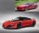 Pontiac Fiero Modernized Rendering Combines Lotus and Firebird Vibes