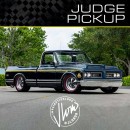 Pontiac GTO The Judge Pickup Truck and P-1500 renderings by jlord8