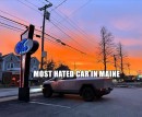 The 1-of-2 Cybertrucks in Maine that's been getting a lot of hate