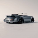 Widebody Porsche 356 Speedster with Whale Tail Spoiler (rendering)