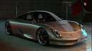 Porsche 35X Manta rendering