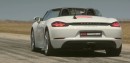 Porsche 718 Boxster S Wins Drag Race Against BMW M2 with Roof Down