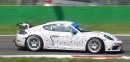 Porsche 718 Cayman GT4 Clubsport Racecar spied