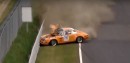 Porsche 911 Classic Nurburgring crash