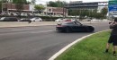 Porsche 911 driver crashes into a guardrail