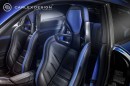 Porsche 911 Gets Electric Blue Interior by Carlex Design