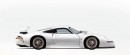 Porsche 911 GT1 Straßenversion EV revival rendering by lars_o_saeltzer