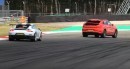 Porsche 911 GT2 RS Hunts Down Cayenne Turbo Coupe on Track