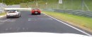 Porsche 911 GT2 RS vs Lamborghini Huracan Performante Nurburgring Chase