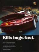 Porsche 911 Turbo Kills Bugs Fast Ad