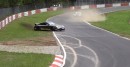 Porsche 911 GT3 Driver Fights Nurburgring Spin