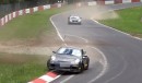 Porsche 911 GT3 Driver Fights Nurburgring Spin