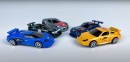 Porsche 911 GT3 Meets Bugatti EB110 SS and Three More Cars in New Hot Wheels Forza Series