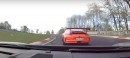 Porsche 911 GT3 RS Chases Another GT3 RS in Nurburgring Traffic