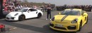 911 GT3 RS vs Cayman GT4 drag race