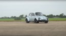 Tesla-powered VW Beetle Vs Porsche 911 GT3 RS drag race