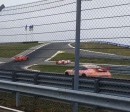 Porsche 911 GT3 RS Drifting with Two GT3s